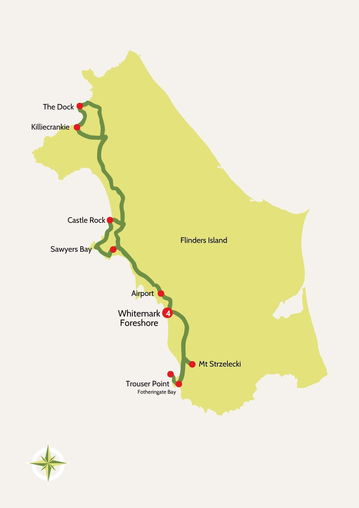 Tour route map