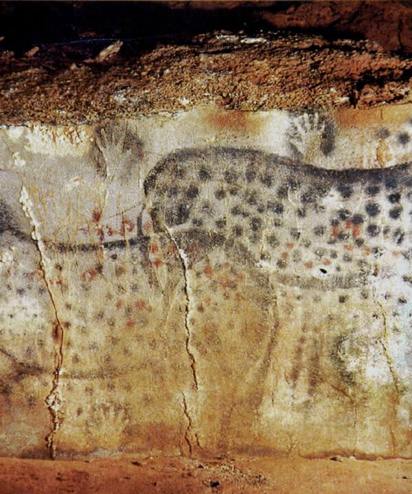 Grotte de Pech Merle Cave Paintings France ,Spotted Horses Prehistoric Art