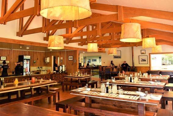 Refugio Grey Dining Hall Torres del Paine Patagonia