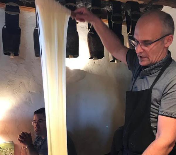 Traditional Aligot Experience Aubrac, French Camino Food Culture