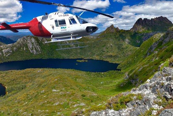 Helicopter Flight Over Cradle Mountain